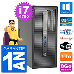 PC Tour HP ProDesk 600 G1 Intel i7-4790 RAM 8Go Disque Dur 1To Windows 10 Wifi - Occasion