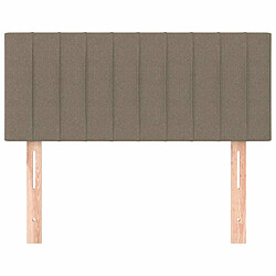 Avis Maison Chic Tête de lit moderne pour chambre - Décoration de lit Taupe 100x5x78/88 cm Tissu -MN98596