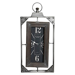 Look & Feel Horloge Murale DKD Home Decor Loft Bois Fer (29 x 6.5 x 61 cm)