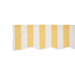 Acheter Mendler Toile de rechange pour store T790, store à bras articulé toile de rechange 4x3m ~ acrylique jaune-blanc