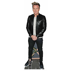 Star Cutouts Figurine en carton Gordon Ramsey blouson de cuir noir 189 cm