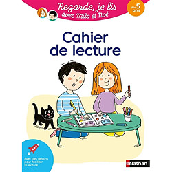 Cahier de lecture : dès 5 ans