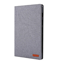 Wewoo Housse Coque Pour Galaxy Tab S5e T720 / T725 en cuir avec rabat horizontal Étui support et fentes cartes Gris