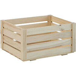 Astigarraga Caisse de rangement en pin massif Home box Moyenne.