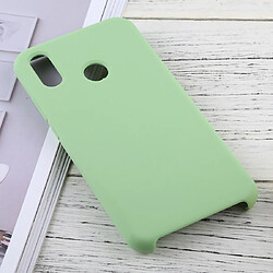 Wewoo Coque Étui de protection étanche en silicone liquide de couleur unie pour Huawei P20 Lite vert menthe