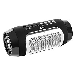 Universal Les haut-parleurs Bluetooth du haut-parleur Bluetooth YYH-RADO-RADIO TF USB Music Player Free Callers (noir)