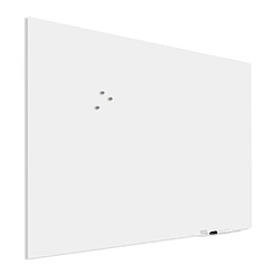 IVOL Tableau en verre Premium avec fixation aveugle - 100x150 cm - Blanc