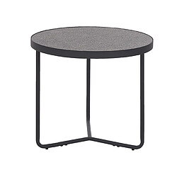 Beliani Table d'appoint Table basse MDF Gris MELODY