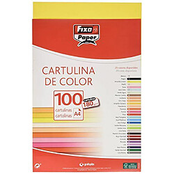 Fixo 11110460-Pack de 100grandes, A4, jaune