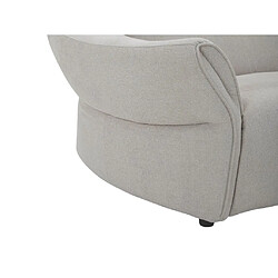 Vente-Unique Fauteuil en tissu beige BODURA pas cher