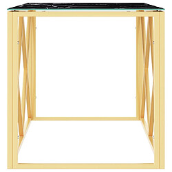 Acheter Maison Chic Table basse,Table Console Table d'appoint, Table pour salon 110x45x45 cm acier inoxydable et verre -MN11480