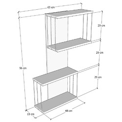 Avis Hanah Home Etagère murale en aggloméré Destan.