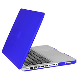 Avis Wewoo Housse Étui bleu foncé pour Macbook Pro 15,4 pouces 3 en 1 Coque de protection en plastique dur givré avec clavier de et prise de poussière de port