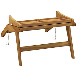 Maison Chic Chaise de jardin - Fauteuil d'extérieur Bois de teck solide -MN62325 pas cher