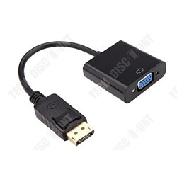 Tech Discount TD® Câble adaptateur DP vers VGA - 1080p DP DisplayPort Mâle vers VGA Femelle Convert - connectique VGA male femelle