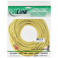 Câble patch, S-STP/PIMF, Cat.6, jaune, 25m, InLine®