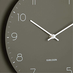 Acheter Karlsson Horloge mural en métal Dual Disc vert mousse.