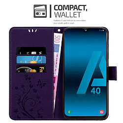 Cadorabo Coque Samsung Galaxy A40 Etui en Mauve