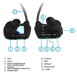 Acheter Universal Casque casque stéréo bluetooth (noir)