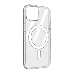 Avizar Coque pour MagSafe pour iPhone 12 et 12 Pro Cercle magnétique Rigide Transparent