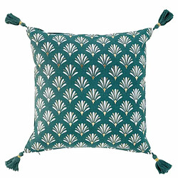 Paris Prix Housse de Coussin Imprimée Rafina 40x40cm Vert