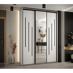 Abiks Meble Armoire DAVOS 9 À Portes Coulissantes 235,2/170/60 3 Portes