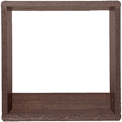 Iris Ohyama, Cube de rangement modulaire en bois MDF, Marron, 34.9 x 29 x 34.4 cm