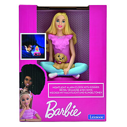 Lexibook Réveil avec veilleuse lumineuse Barbie en 3D