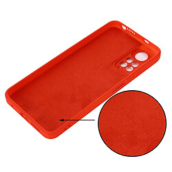 Coque en silicone anti-scratch, avec sangle, rouge pour votre Xiaomi Redmi Note 11S 4G/Redmi Note 11 4G (Qualcomm)