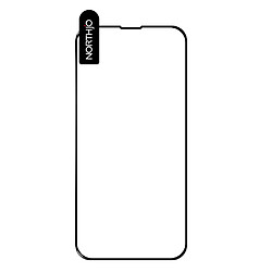 Protecteur écran en verre à haute teneur en aluminium-silicium NORTHJO 0,3mm 2,5D ultra clair, impression sur soie pour iPhone 14 Plus - transparent