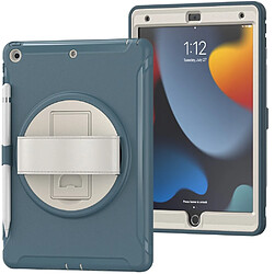 Coque en TPU antichoc avec béquille Bleuet pour votre iPad 10.2 (2021)/(2020)/(2019)