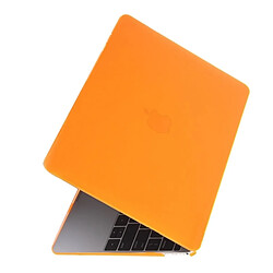 Wewoo Housse Étui Orange et Transparent pour Macbook 12 pouces de protection en cristal