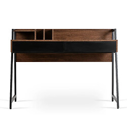 Avis Vivaldi Bureau Cass 120 cm Marron/Noir