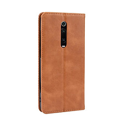 Avis Wewoo Housse Coque Étui en cuir à boucle magnétique avec rétro pour Crazy Horse Texture horizontale Xiaomi Redmi K20 / K20 Proavec porte-carte et fentes cartes et cadre photo Marron