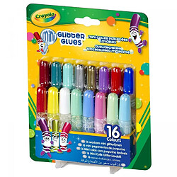 Crayola 16 mini colles pailletées lavables