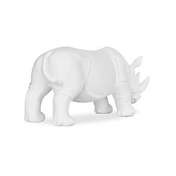 Acheter ICONIK INTERIOR Figurine Décorative Rhinocéros - Blanc Mat - Rhyn Blanc