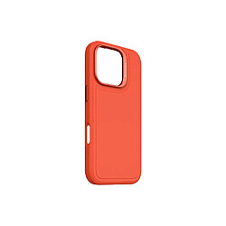 Decoded Coque pour iPhone 16 Pro Gamme Stacks MagSafe en Silicone Antimicrobienne Orange