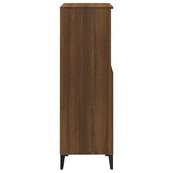 Acheter vidaXL Buffet haut Chêne marron 60x36x110 cm Bois d'ingénierie