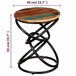 Acheter Maison Chic Table d'appoint | Table Basse Bois de récupération massif -GKD54175