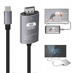 Avis GUPBOO Adaptateur Type C USB-C - Câble HDMI 4K MHL 200cm,JL2747