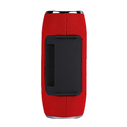 Avis Wewoo Enceinte Bluetooth rouge Haut-parleur stéréo portable V4.1 avec sangle, microphone intégré, carte TF de soutien et AUX IN, Distance: 10m