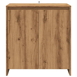 Avis vidaXL Buffet chêne artisanal 70x41x75 cm bois d'ingénierie