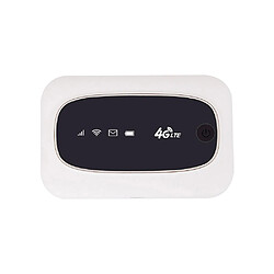 4G LTE CAT4 150M Routeur Wifi sans fil avec hotspot Portable MiFis mobile déverrouillé avec emplacement pour carte SIM (Blanc)1138