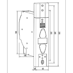 Avis Enrouleur de sangle électrique Rademacher GW255 SR10255 encastrable 1 pc(s)