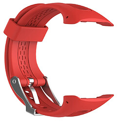 Avis Wewoo Bracelet pour montre connectée Dragonne Sport en silicone Garmin Forerunner 10/15 Rouge