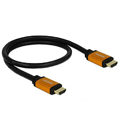 Acheter DeLOCK 85726 câble HDMI 0,5 m HDMI Type A (Standard) Noir, Or (Delock Cable HDMI M/M V2.1 0.5m 8K 60HZ Black)