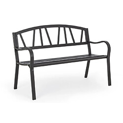 Avis Mes Banc de jardin 123x57x87 cm en acier anthracite