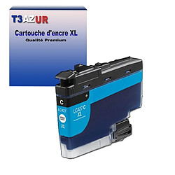 T3AZUR- Cartouche compatible avec Brother LC427 XL pour Brother HL-J6010DW Cyan