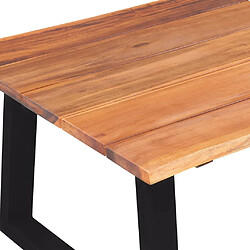 Acheter vidaXL Table basse Bois d'acacia massif 110x60x40 cm