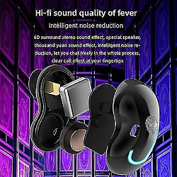 Acheter Universal Bouchon d'oreille Bluetooth sans fil 2021 anti-bruit étanche 8D casque stéréo casque TWS